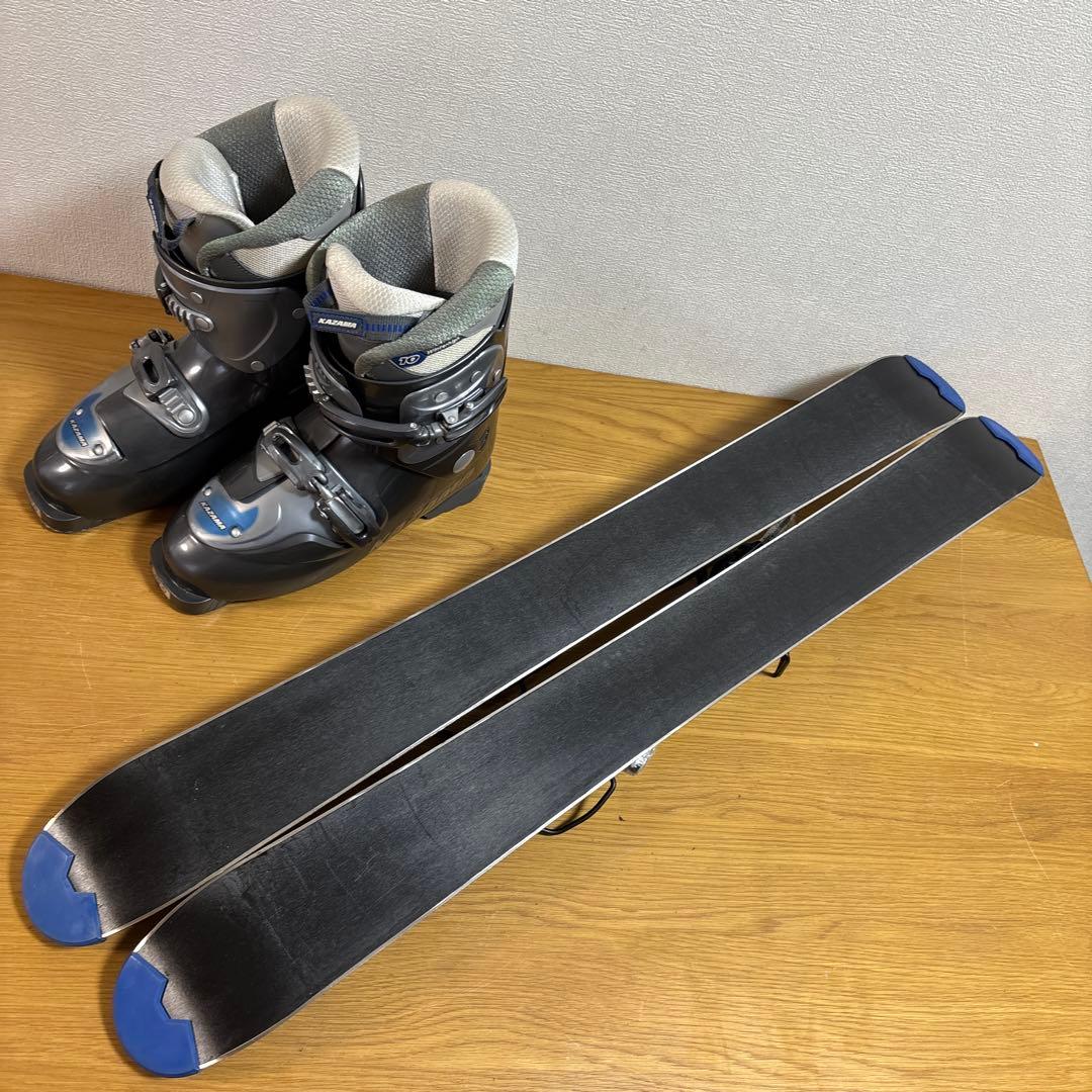 メンズ　ショートスキー　ファンスキーセット　elan 26cmブーツ付