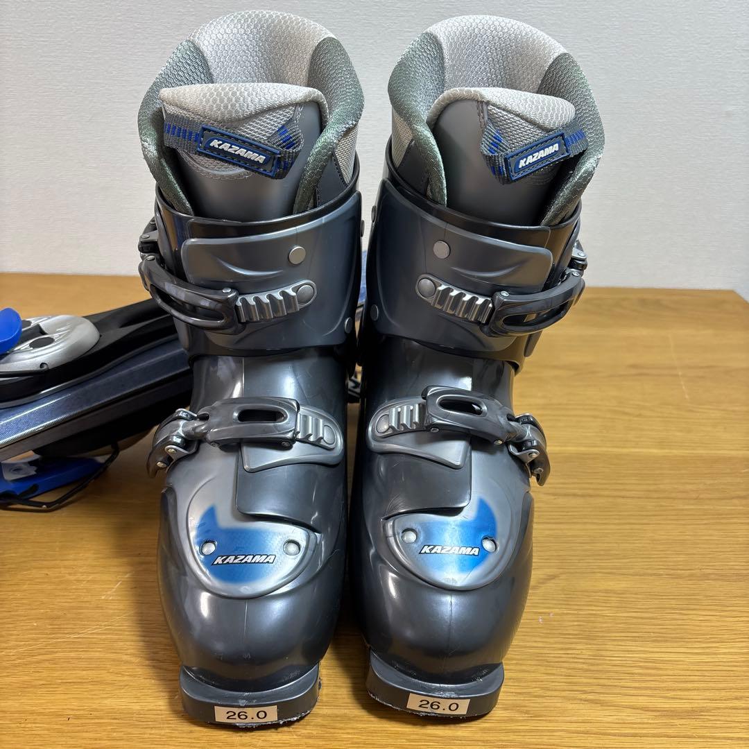 メンズ　ショートスキー　ファンスキーセット　elan 26cmブーツ付