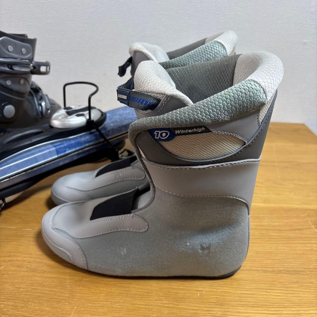 メンズ　ショートスキー　ファンスキーセット　elan 26cmブーツ付