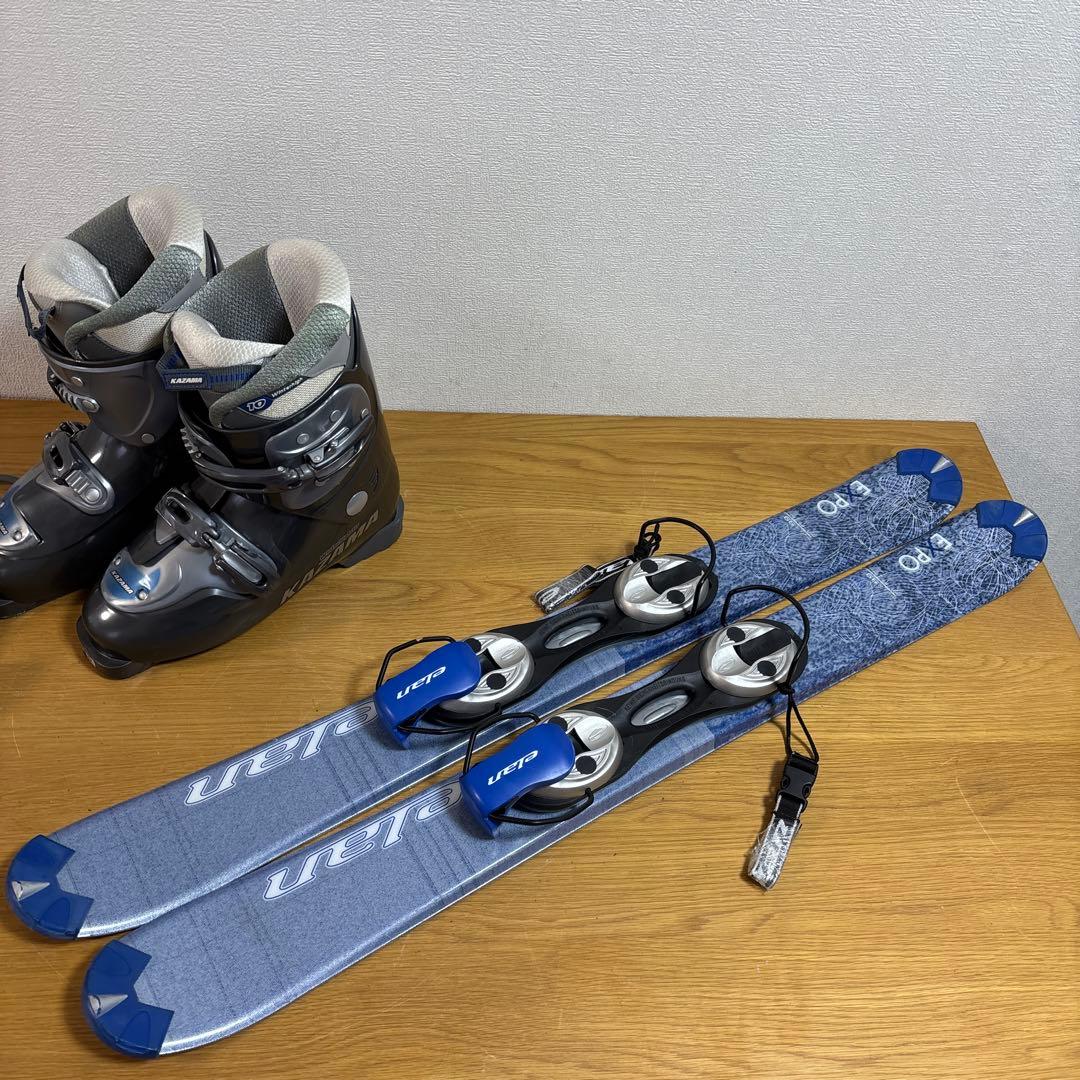 メンズ　ショートスキー　ファンスキーセット　elan 26cmブーツ付
