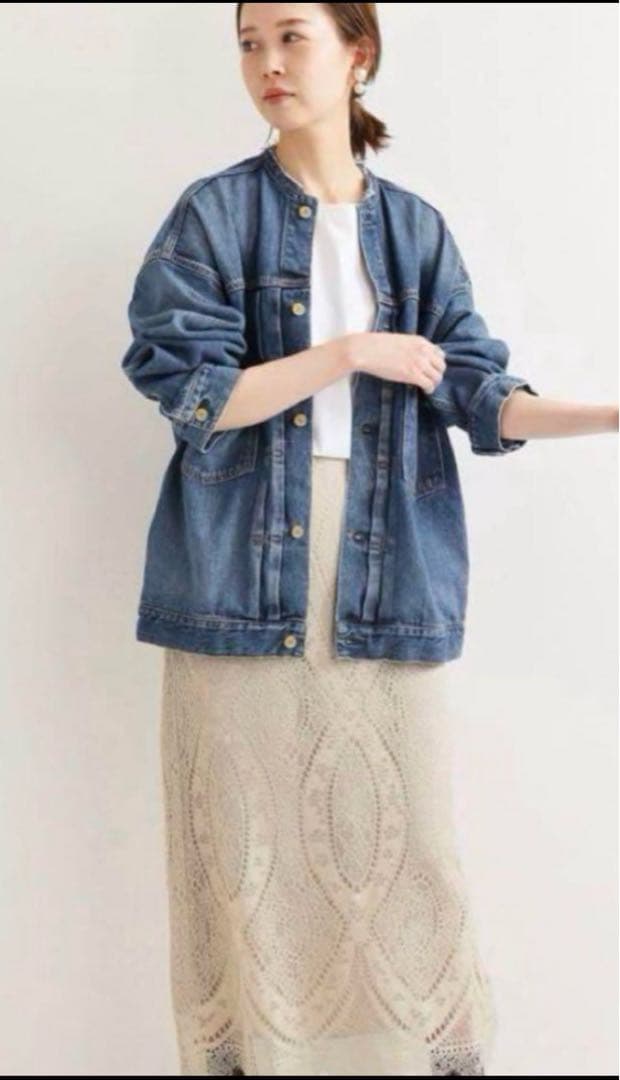 イエナ　リメイクルーズデニムジャケット 36