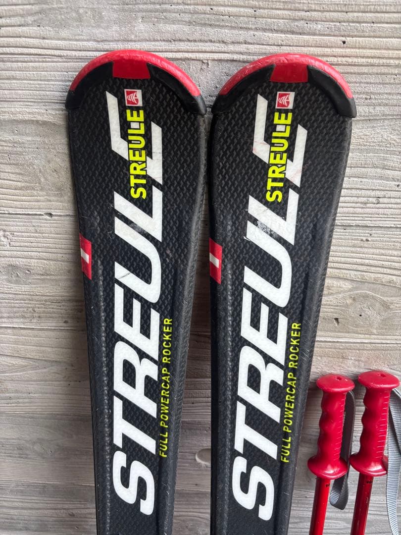 STREULE フルパワーキャップロッカー 120cm スキー板セット　キッズ用