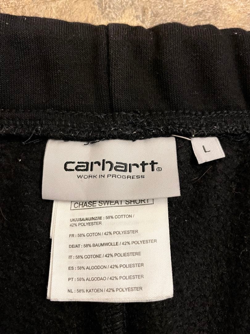 carhartt スウェット ショーツ ハーフパンツ ブラック L