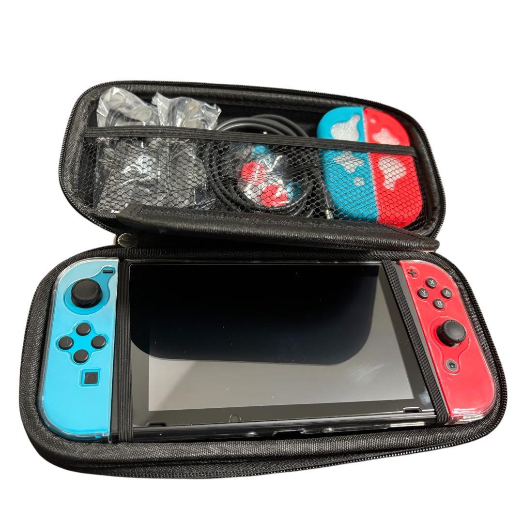 【美品】Nintendo Switch 本体 ハードケース付き バッテリー強化版