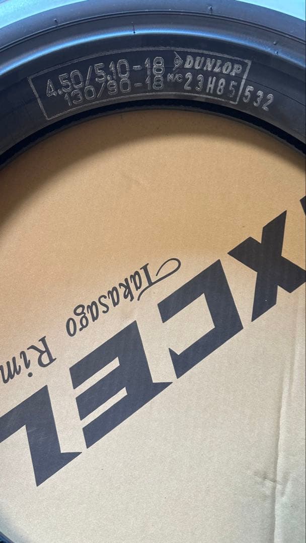 EXCELリムF19インチ&EXCELリムR18インチ&シンコーRタイヤ