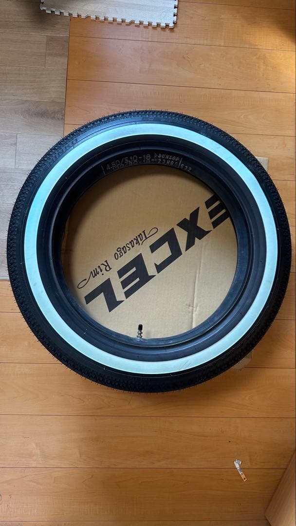 EXCELリムF19インチ&EXCELリムR18インチ&シンコーRタイヤ