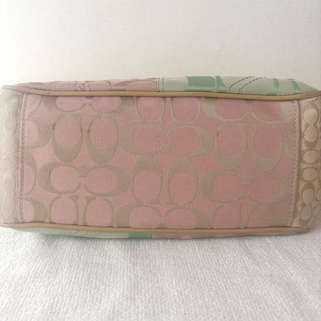 COACH コーチ　シグネチャー　トートバッグ　パッチワーク風　肩掛け