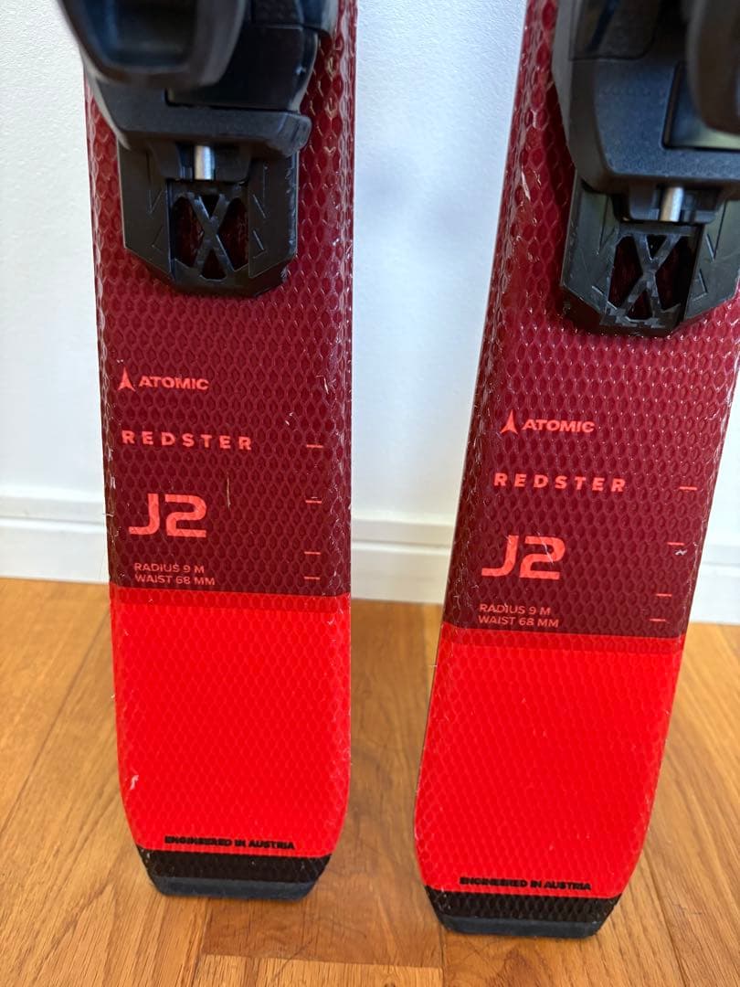 ATOMIC J2 スキー板 120cm ストック90cm付き