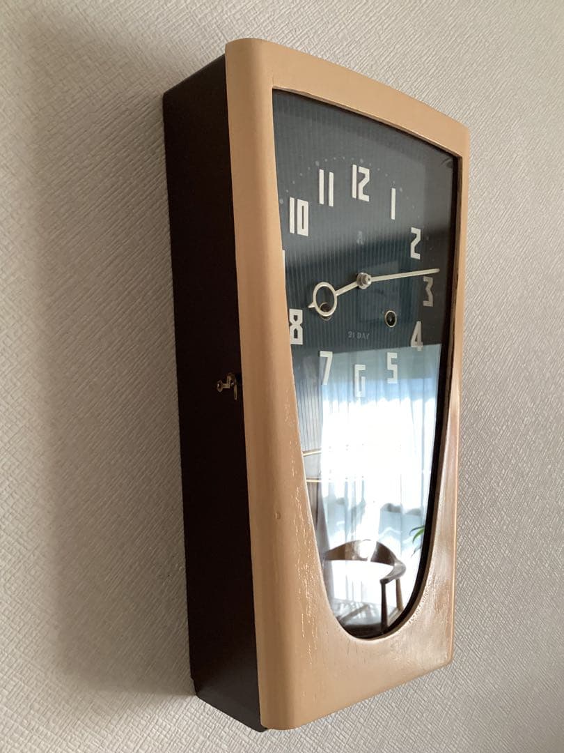 愛知(AichiDelux)時計ゼンマイ式振り子時計　昭和30年代