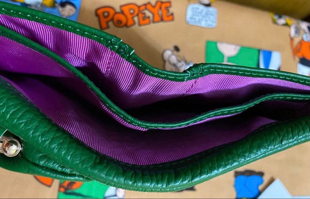 未使用ear PAPILLONNER イアパピヨネ がま口折り財布