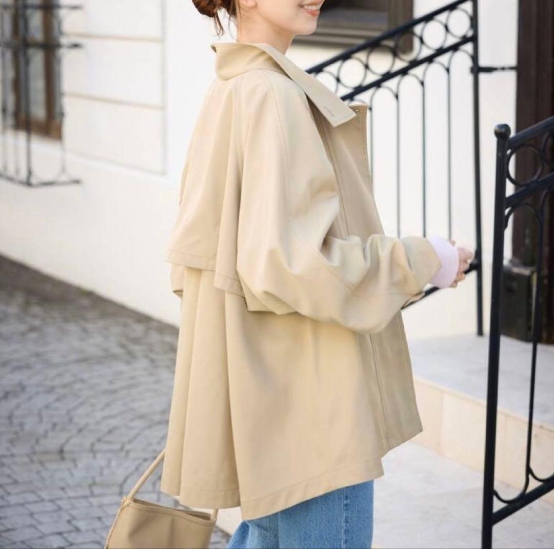 SLOBE IENA テントラインショートコート