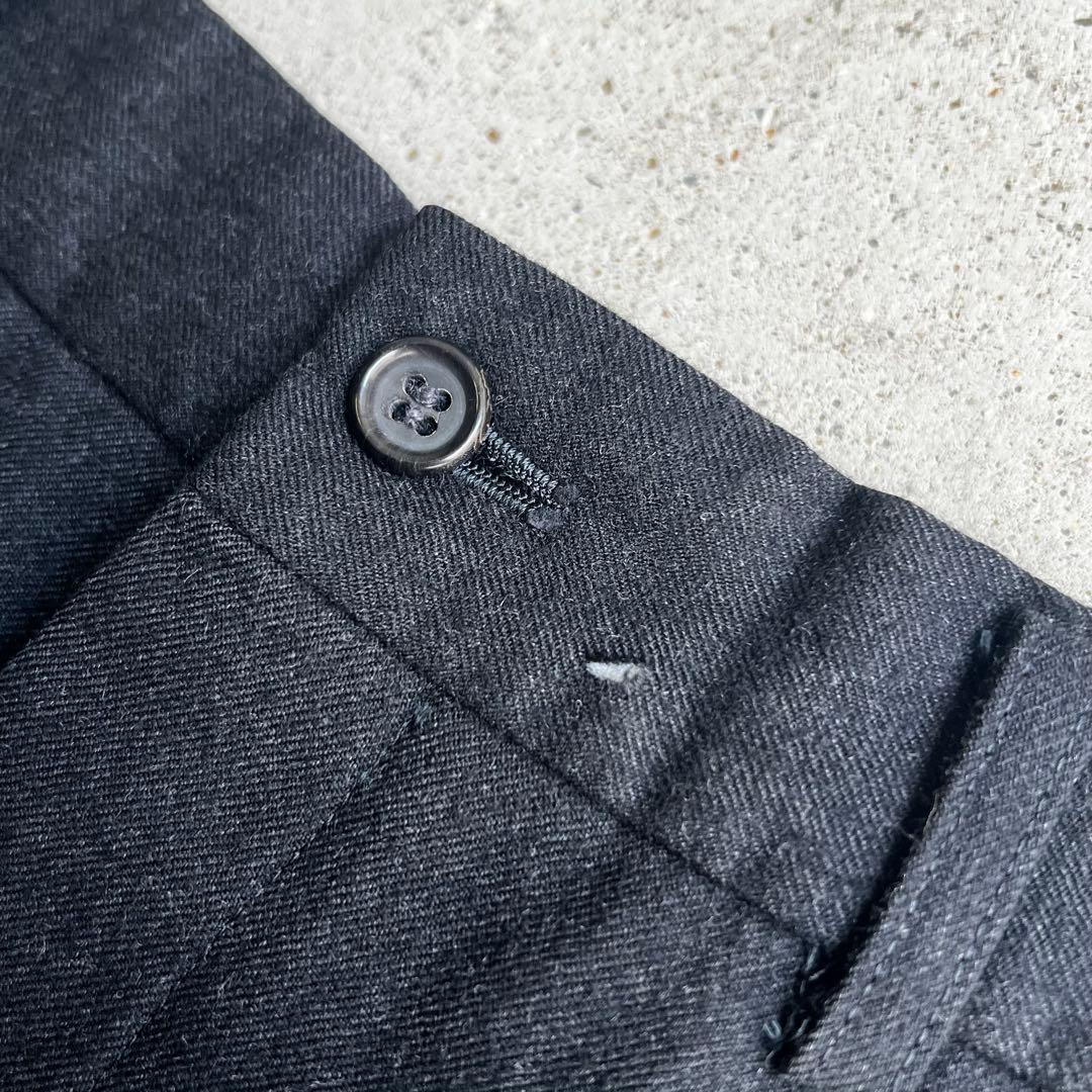 90's コムデギャルソンオム 田中オム ウールスラックス ブラック