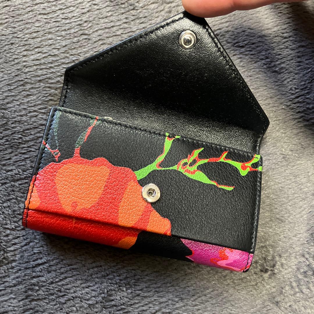 バレンシアガ　キーケース　キーホルダー　ストラップ　財布　花柄　植物