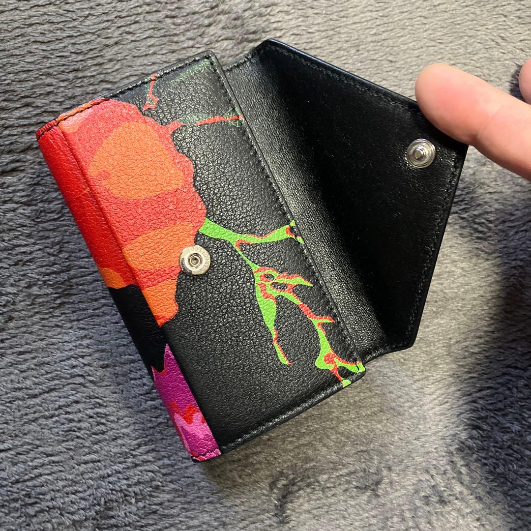 バレンシアガ　キーケース　キーホルダー　ストラップ　財布　花柄　植物