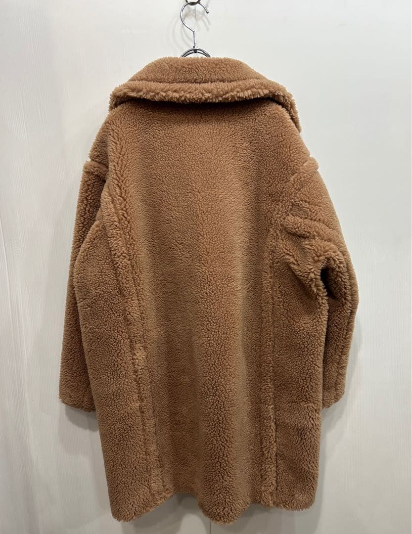 allureville アルアバイル ウールMIXボアピーコート ブラウン美品♡