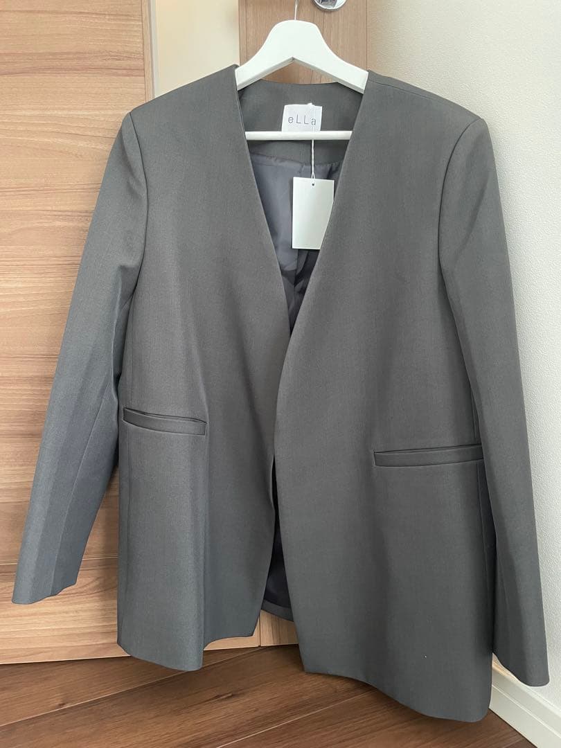 ぷゆん⭐︎eLLa グレー オーバージャケット