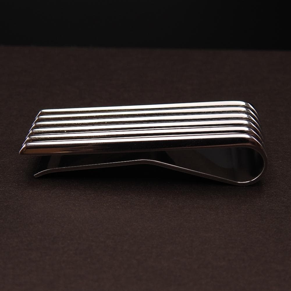 希少　美品 ダンヒル dunhill ストライプライン マネークリップ メンズ