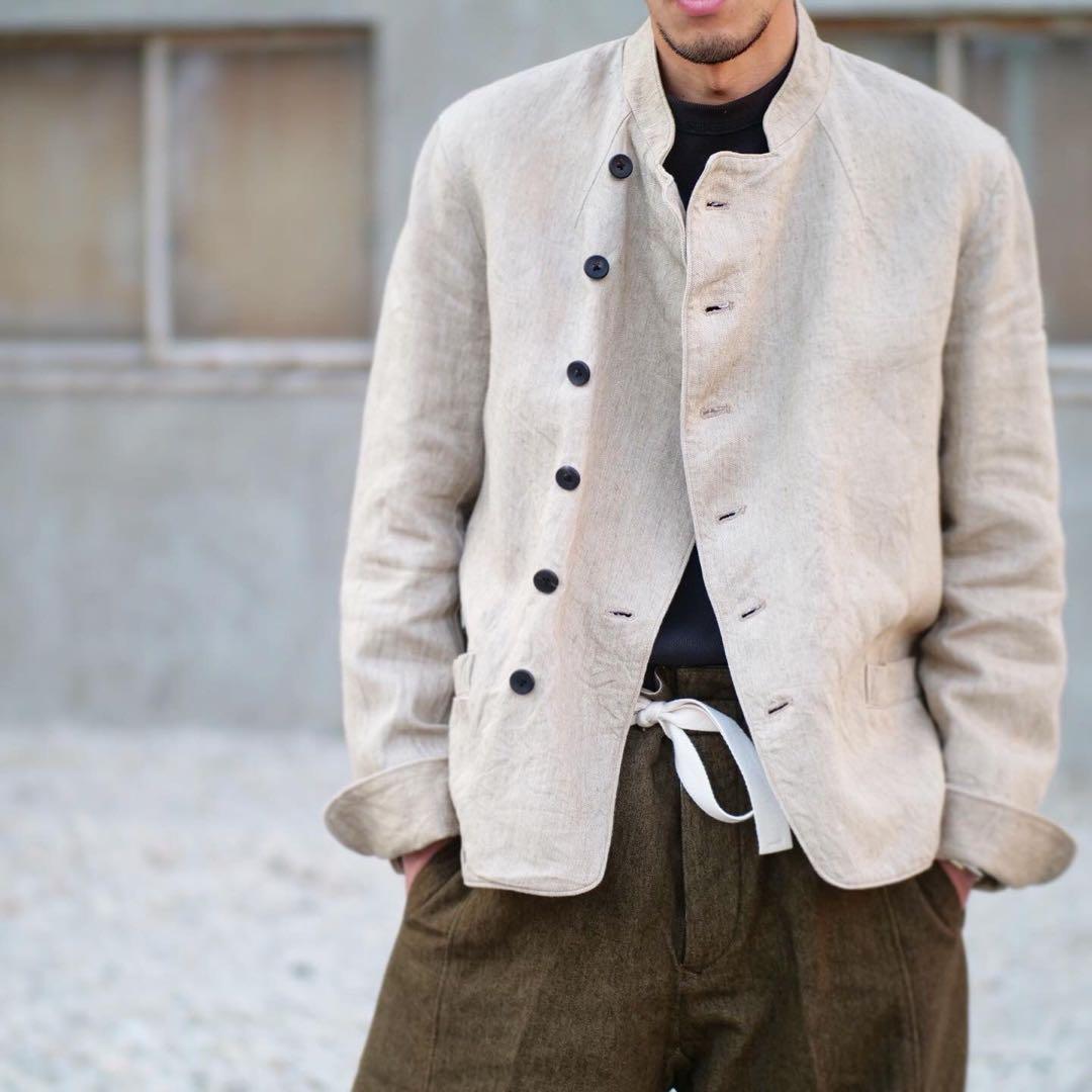 9 sus-sous シュス リネンコックジャケット