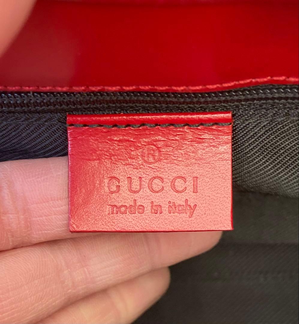 GUCCI ジャッキー GG柄 キャンバス地 ショルダーバッグ