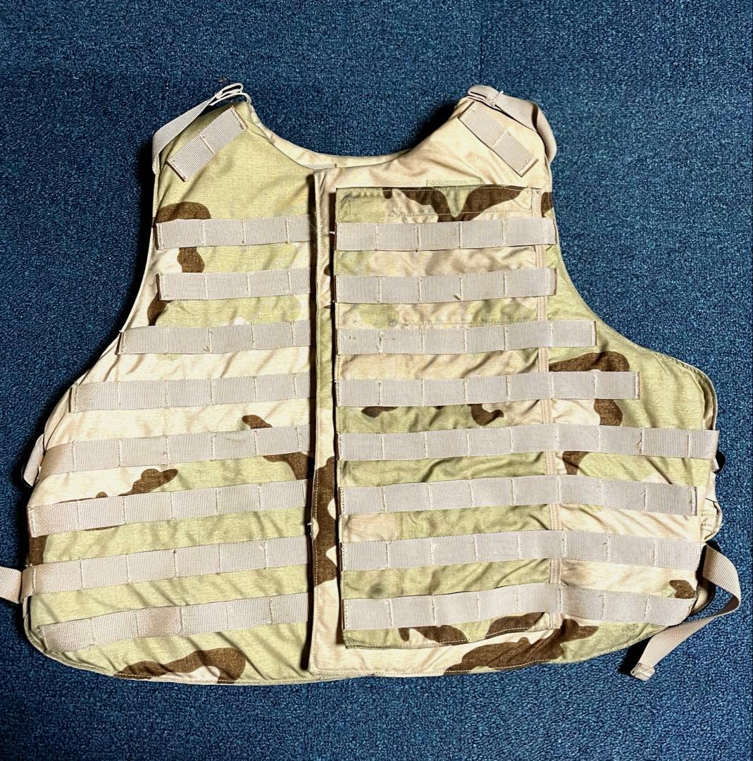 米軍実物 放出品 3C デザートカモ 迷彩ボディーアーマーL 湾岸戦争
