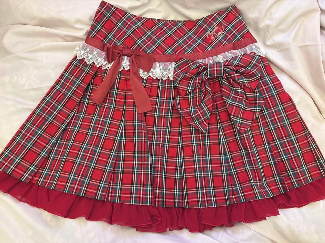 Angelic Pretty Campusスカート タータン赤チェック