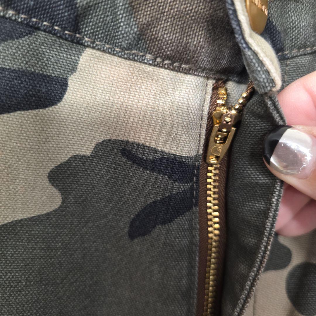 90s～00s カーハート　ダブルニー　超希少！ ウッドランドカモ　迷彩