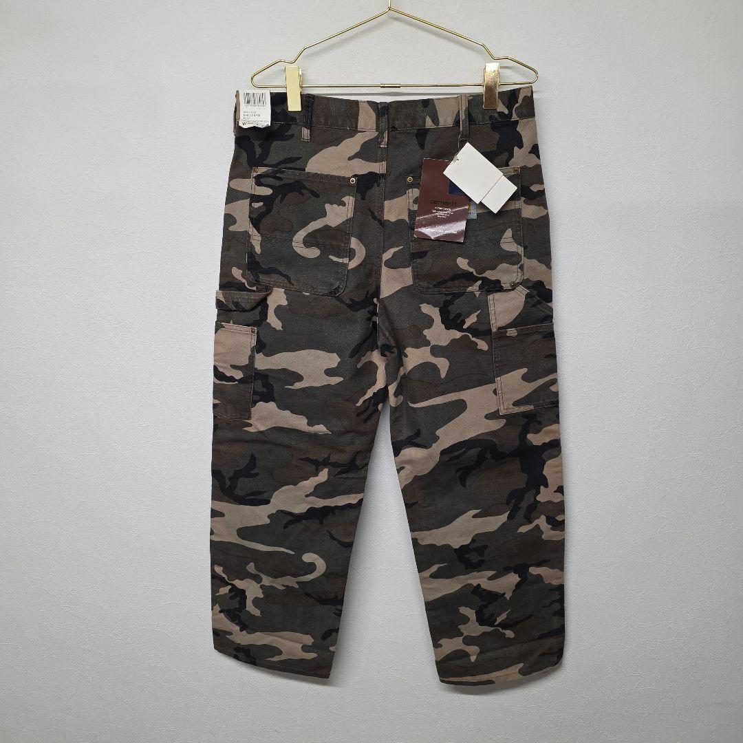 90s～00s カーハート　ダブルニー　超希少！ ウッドランドカモ　迷彩