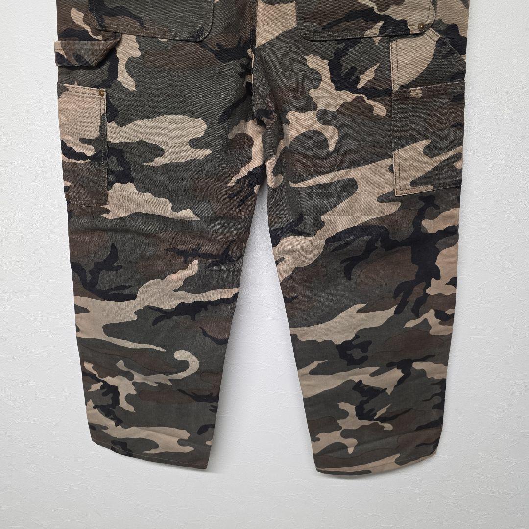 90s～00s カーハート　ダブルニー　超希少！ ウッドランドカモ　迷彩