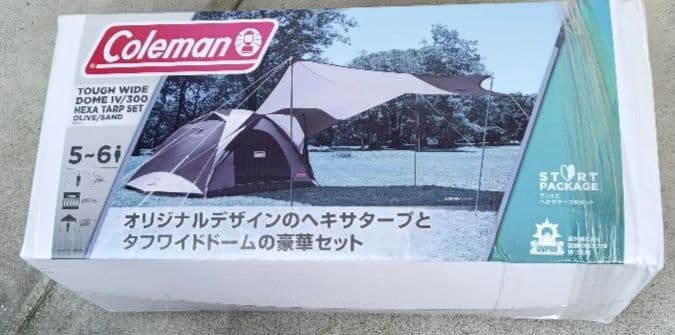 コールマン　タフワイドドーム IV 300 ヘキサセット オリーブ/サンド