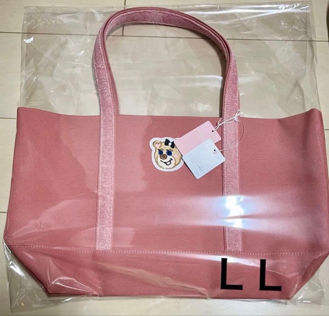 フェイラー オールドテディ　ガールワッペントート　バッグ　ピンク　大