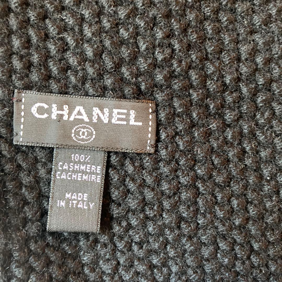 CHANEL カシミア100 マフラー