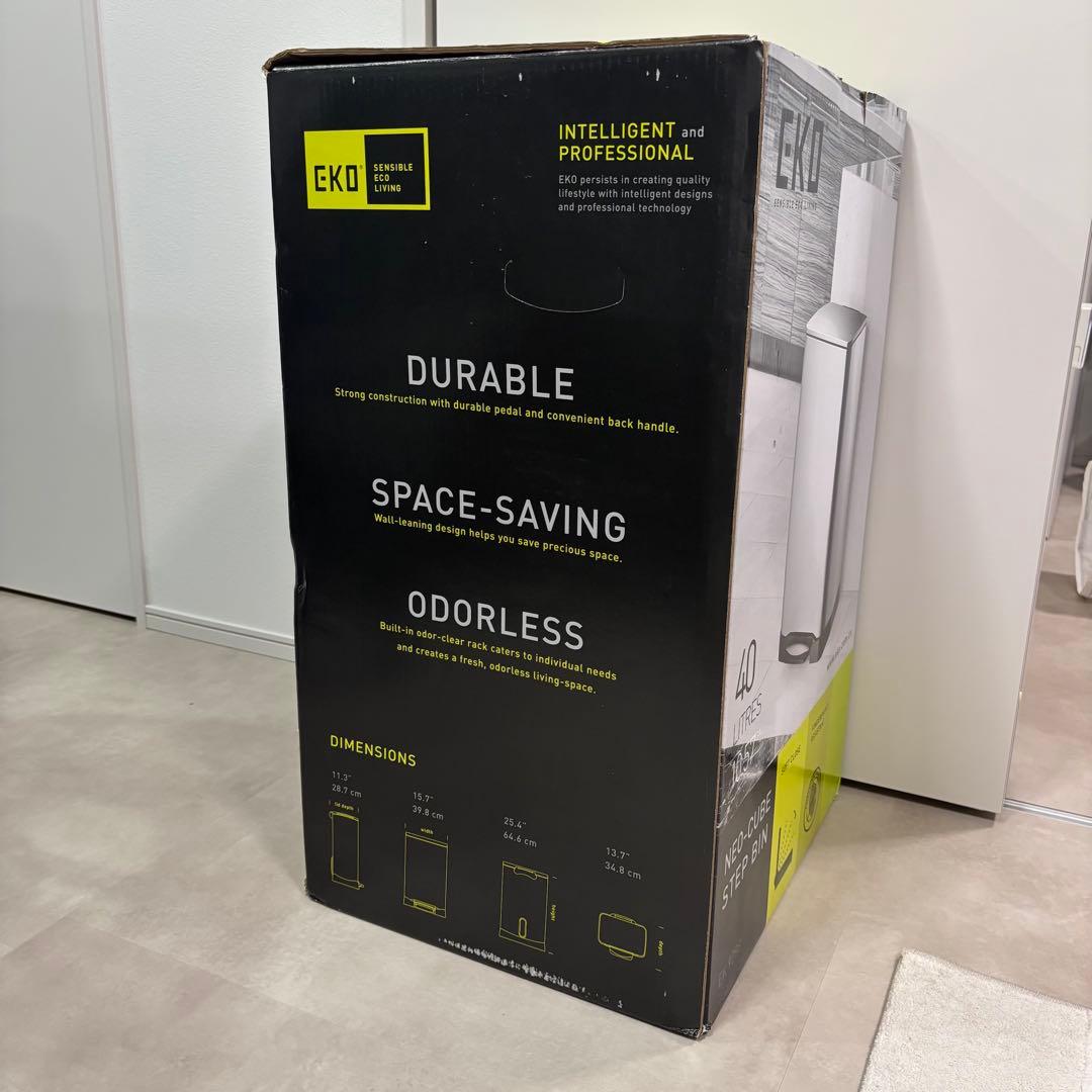 EKO ステンレスペダルペール 40L 新品未使用