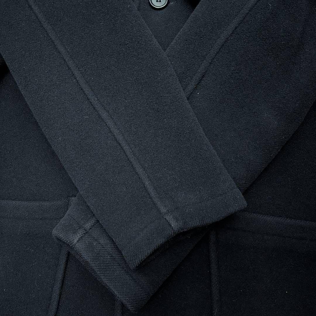 美品 ブルックスブラザーズ チェスターコート ウール100% Sサイズ ブラック