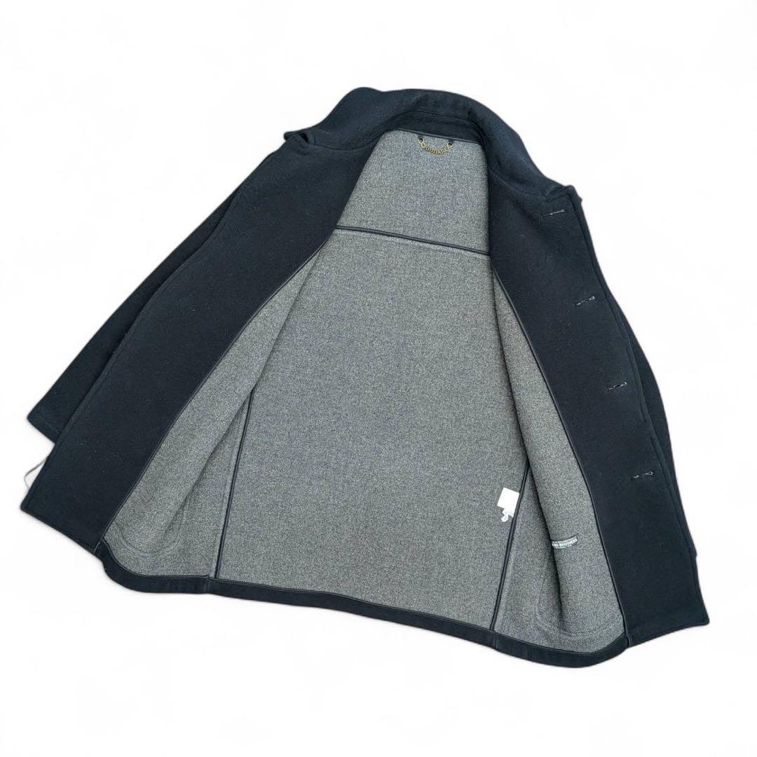 美品 ブルックスブラザーズ チェスターコート ウール100% Sサイズ ブラック
