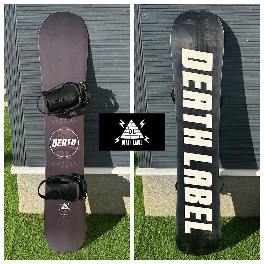 デスレーベル BLACKFLAG 151cm UNIONバインセット