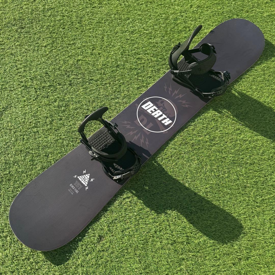 デスレーベル BLACKFLAG 151cm UNIONバインセット