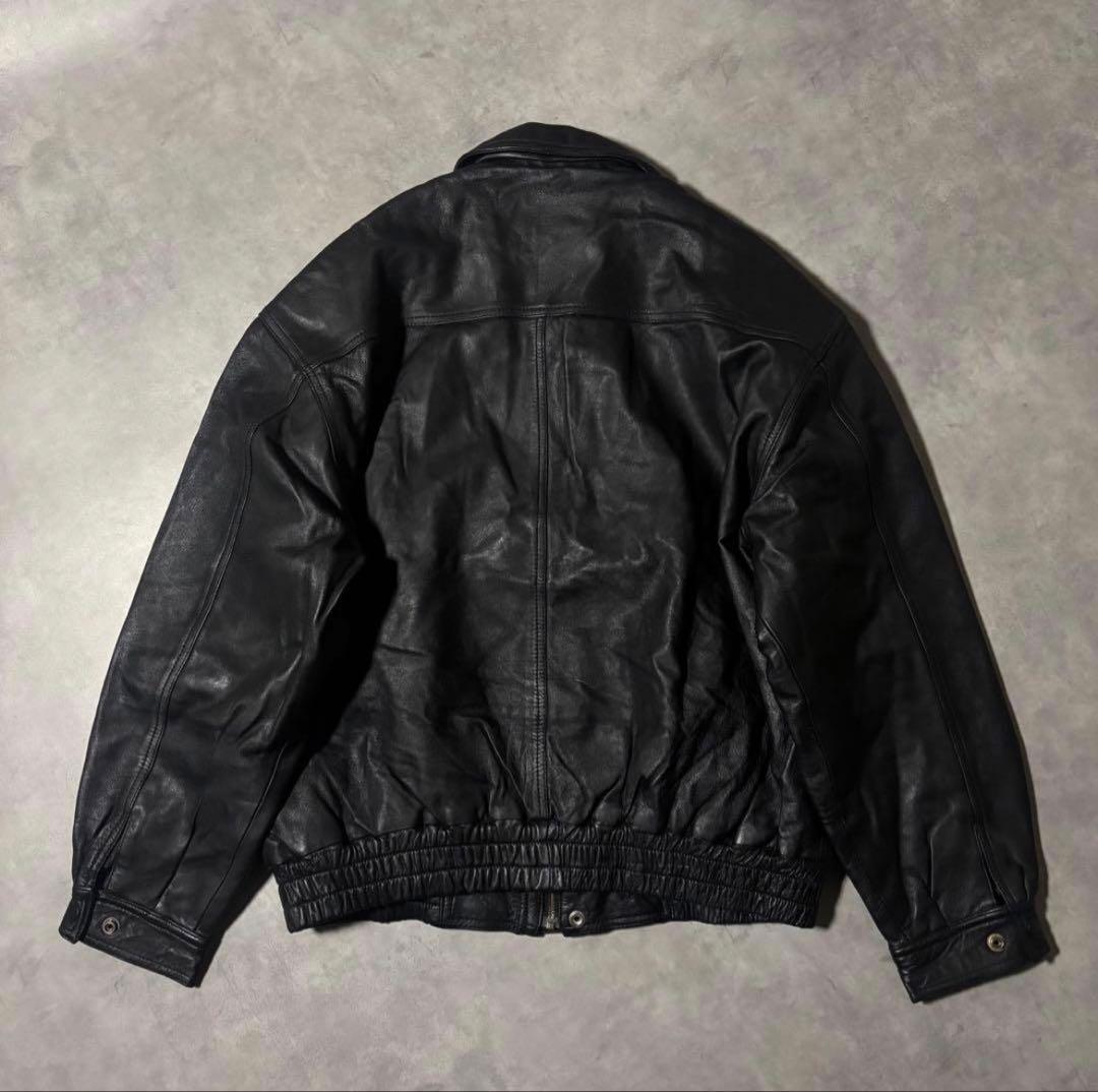 大*竹様 90s A-2 フライトレザージャケット ブラック LL