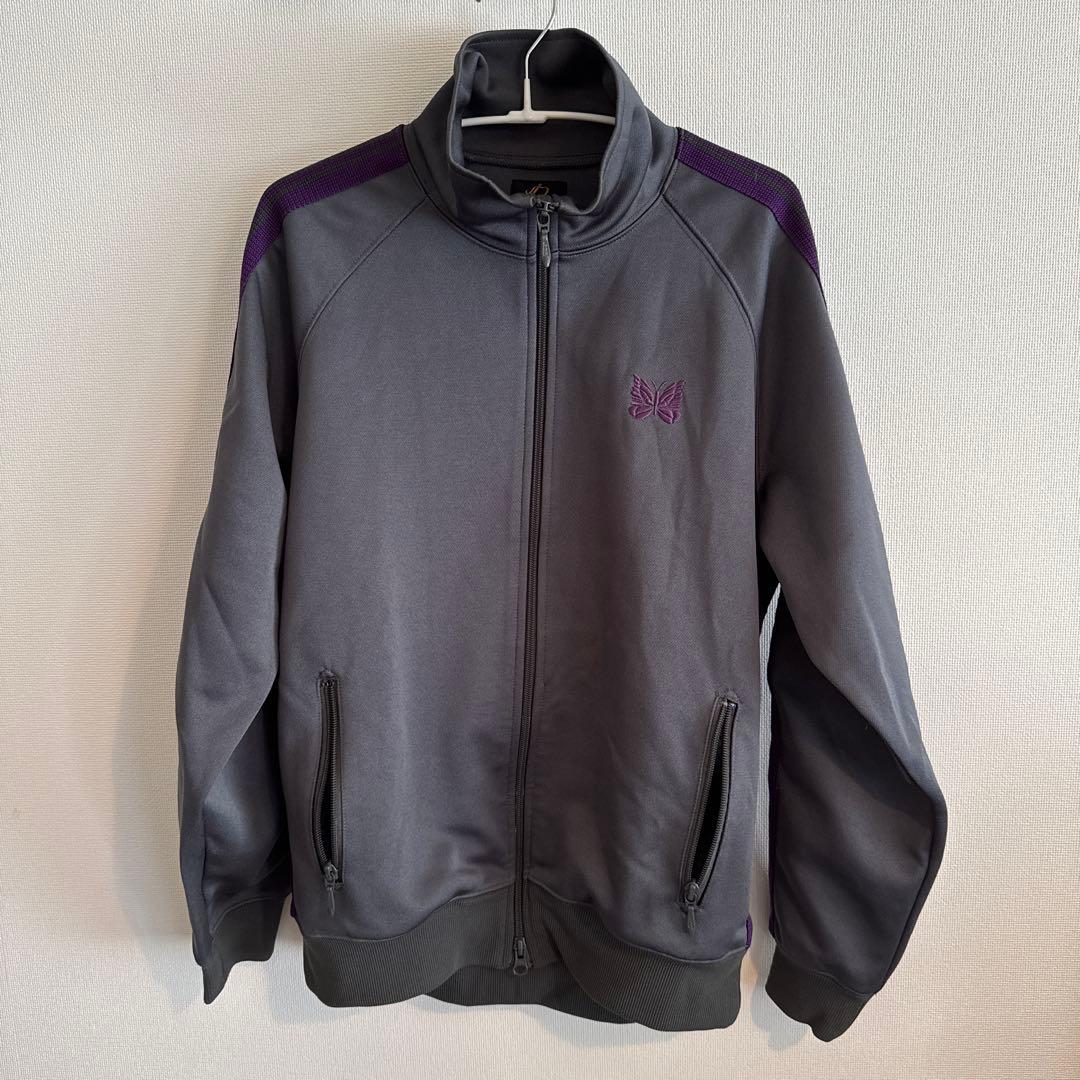 u*n様 【NEEDLES】 トラックジャージ グレー×パープル
