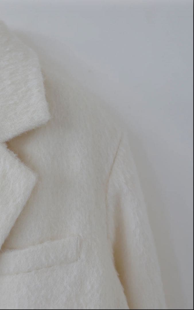 【新品未使用】Na.e ウールアルパカシャギーコート ナエ