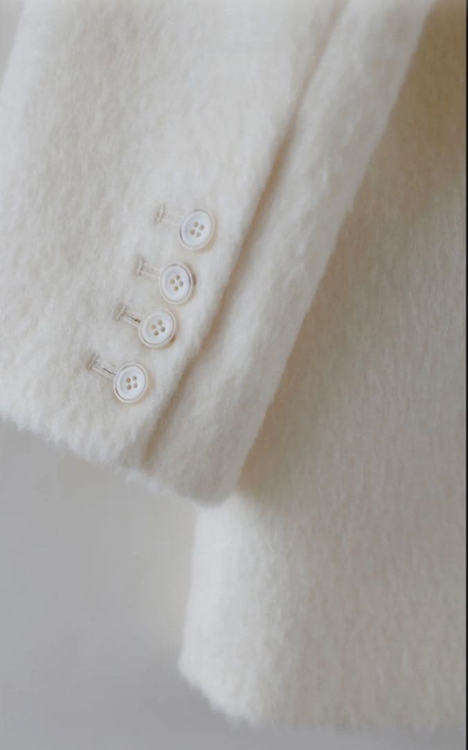 【新品未使用】Na.e ウールアルパカシャギーコート ナエ