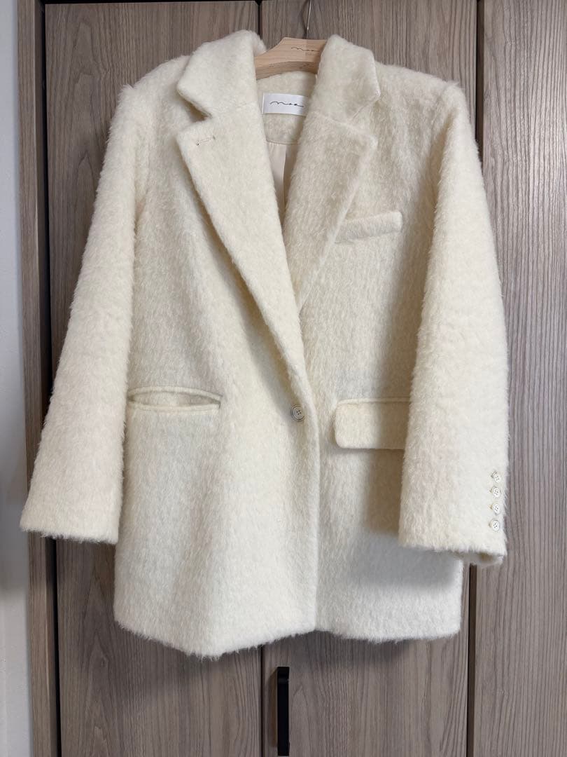 【新品未使用】Na.e ウールアルパカシャギーコート ナエ