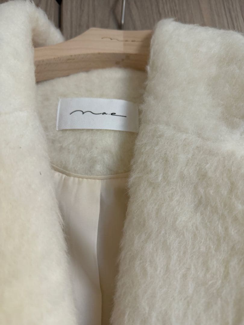 【新品未使用】Na.e ウールアルパカシャギーコート ナエ