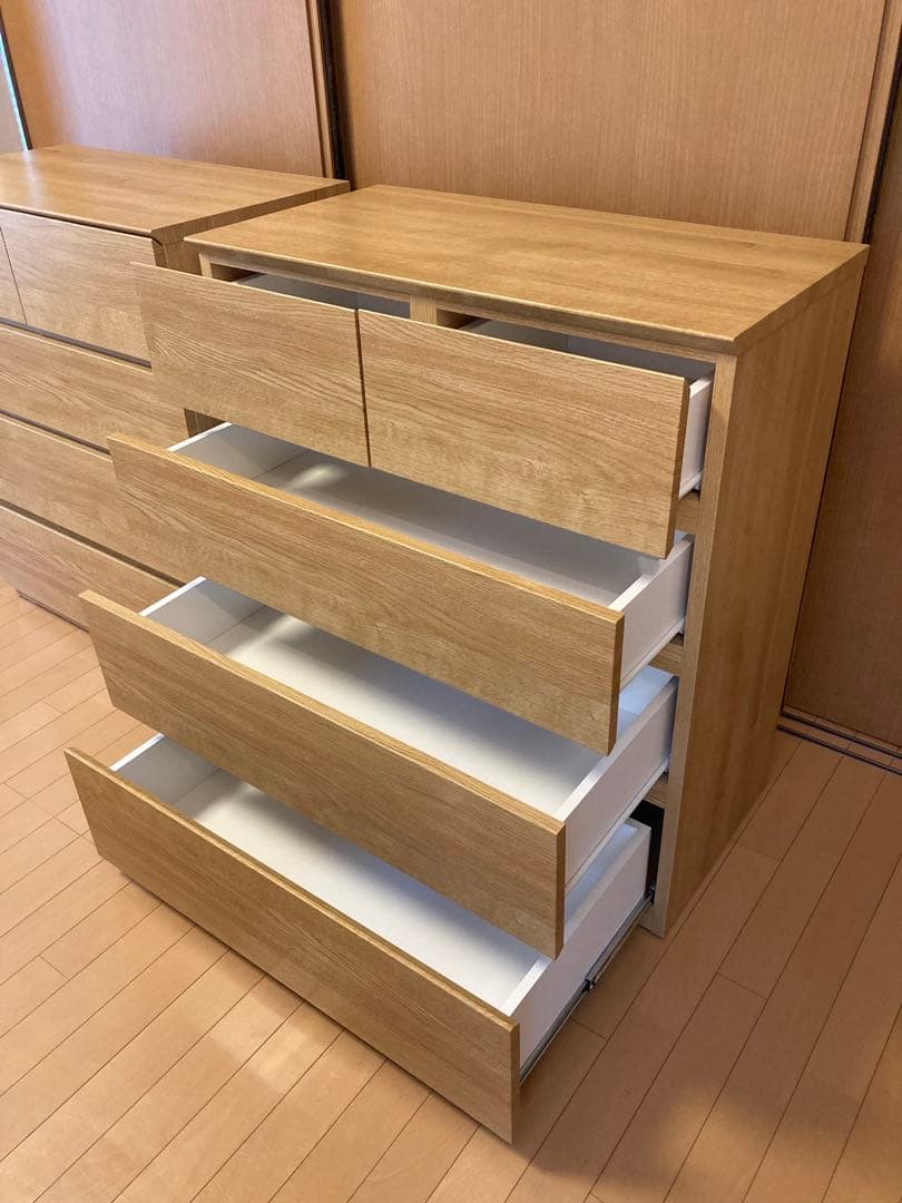 【ニトリ】 4段チェスト（1セット）その2