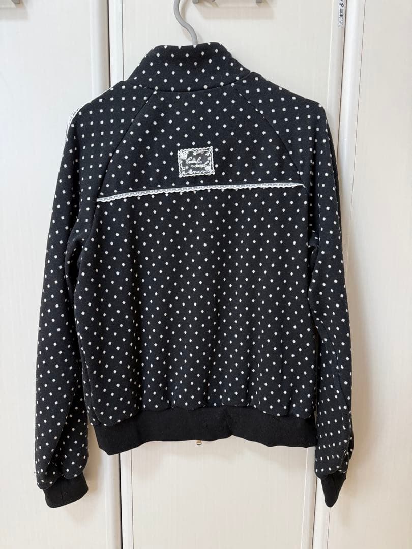 トップス crank rose dot track jacket