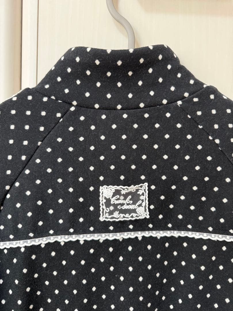 トップス crank rose dot track jacket