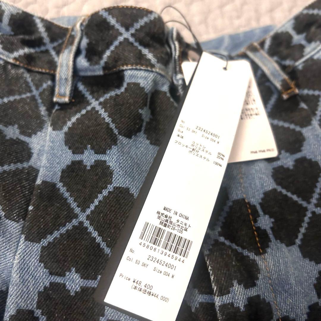 新品タグ付き❤️PAMEO POSE クローバー柄　パンツ　デニムMサイズy2k