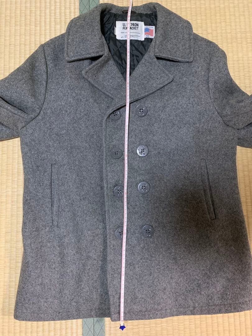 schott ピーコート usa製　グレー　42