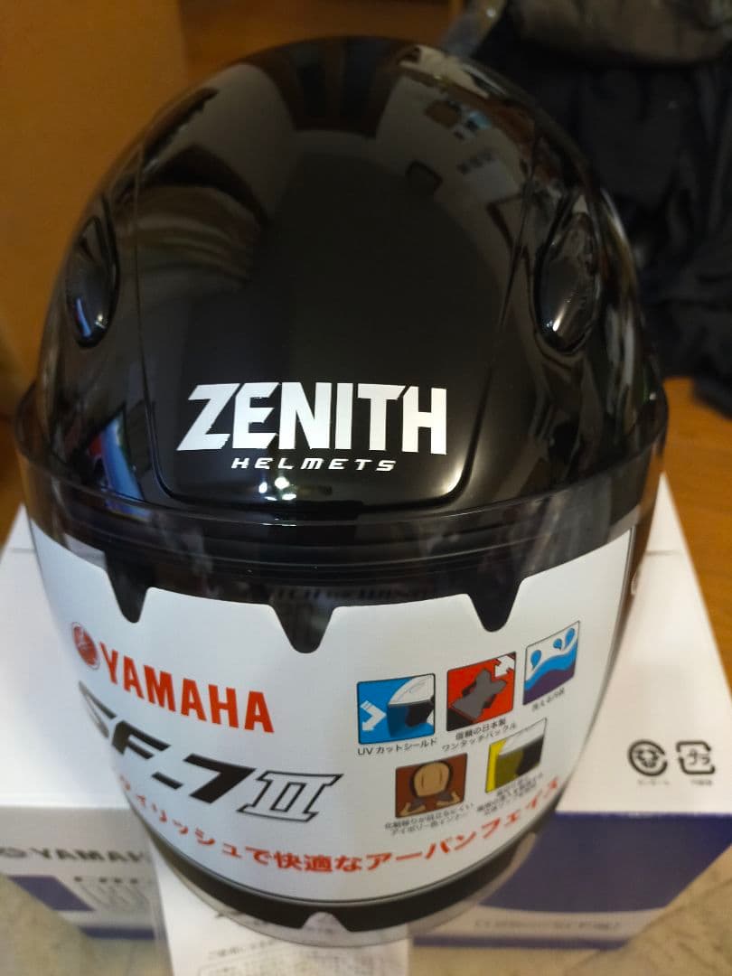 YAMAHA SF-7 II ジェットヘルメット XL MTL.BLK