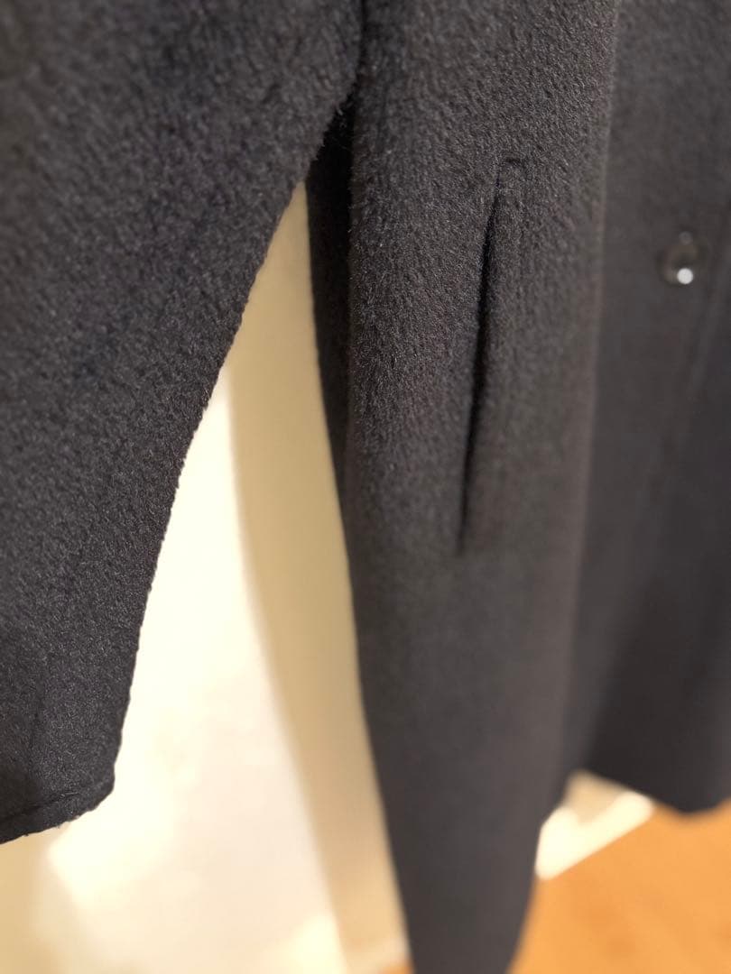 美品　マックスマーラ　ロングコート　アルパカ　スタンドカラー　42 ブラック