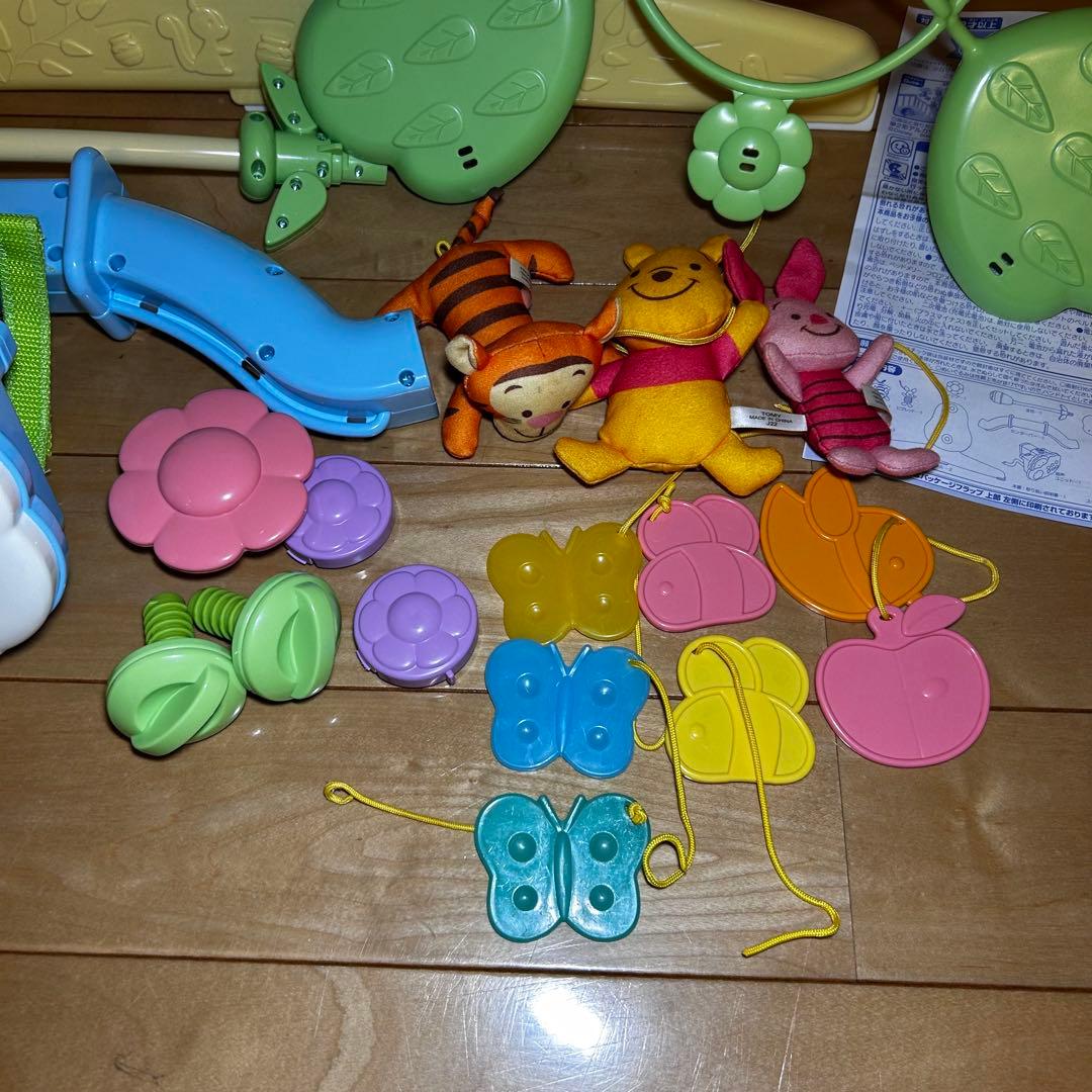 美品 くまのプーさん えらべる回転6WAY ジムにへんしんメリー プーメリー